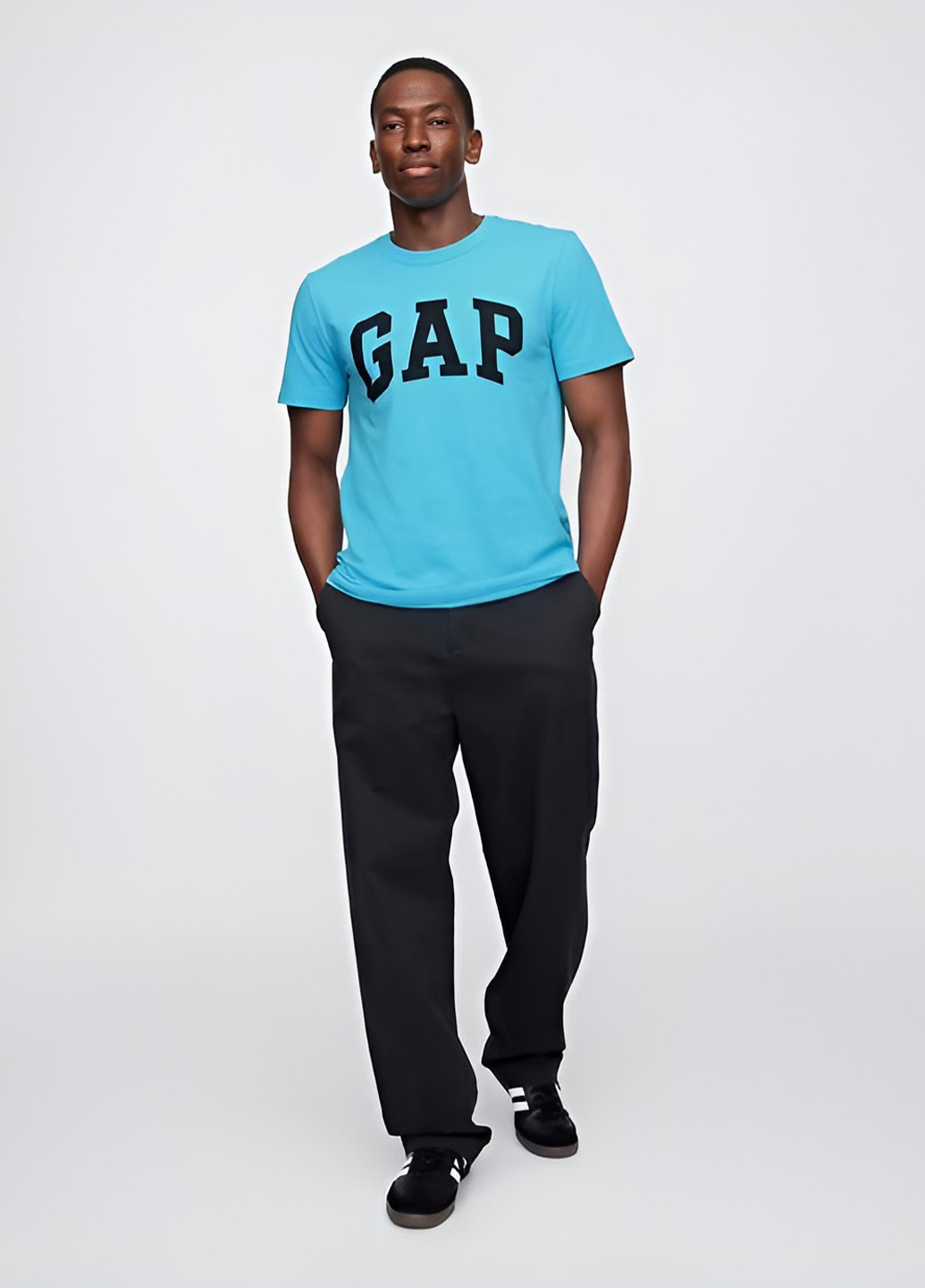 Голубая футболка Gap