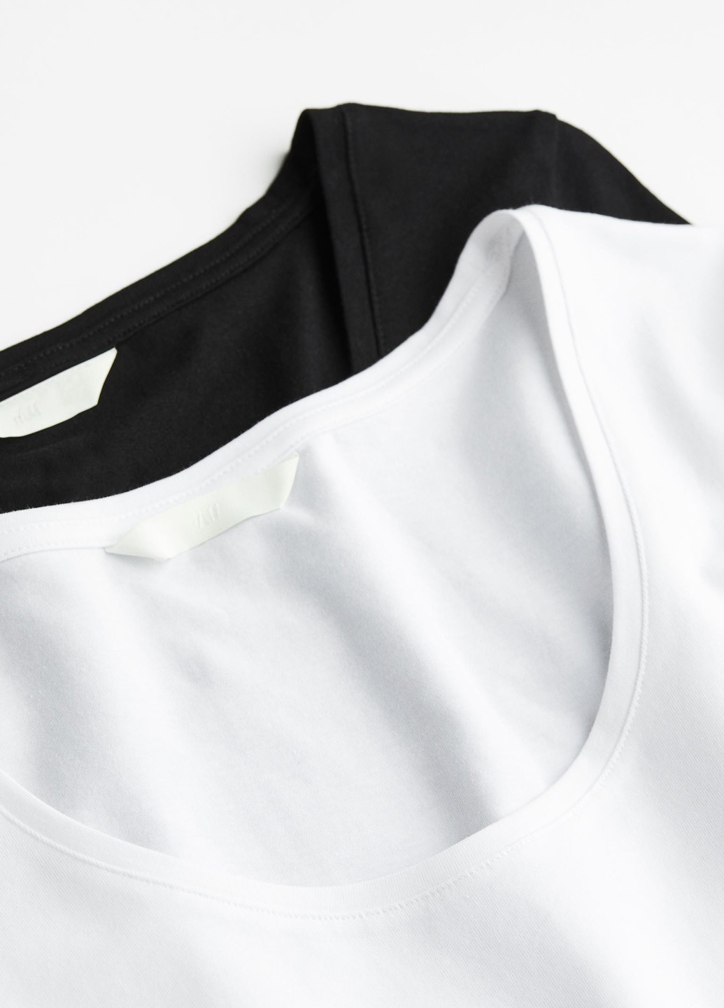 Чорно-біла літня футболка (2 шт.) H&M