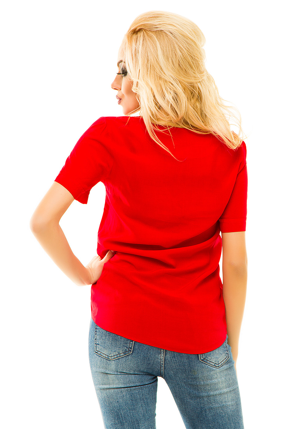 Червона демісезонна блуза Demma