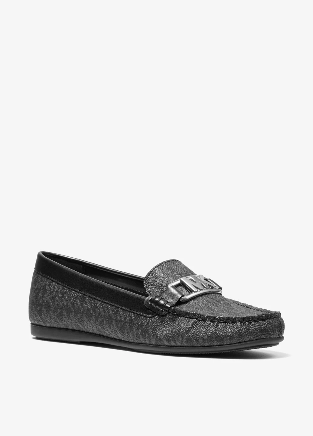 Черные мокасины Michael Kors с логотипом