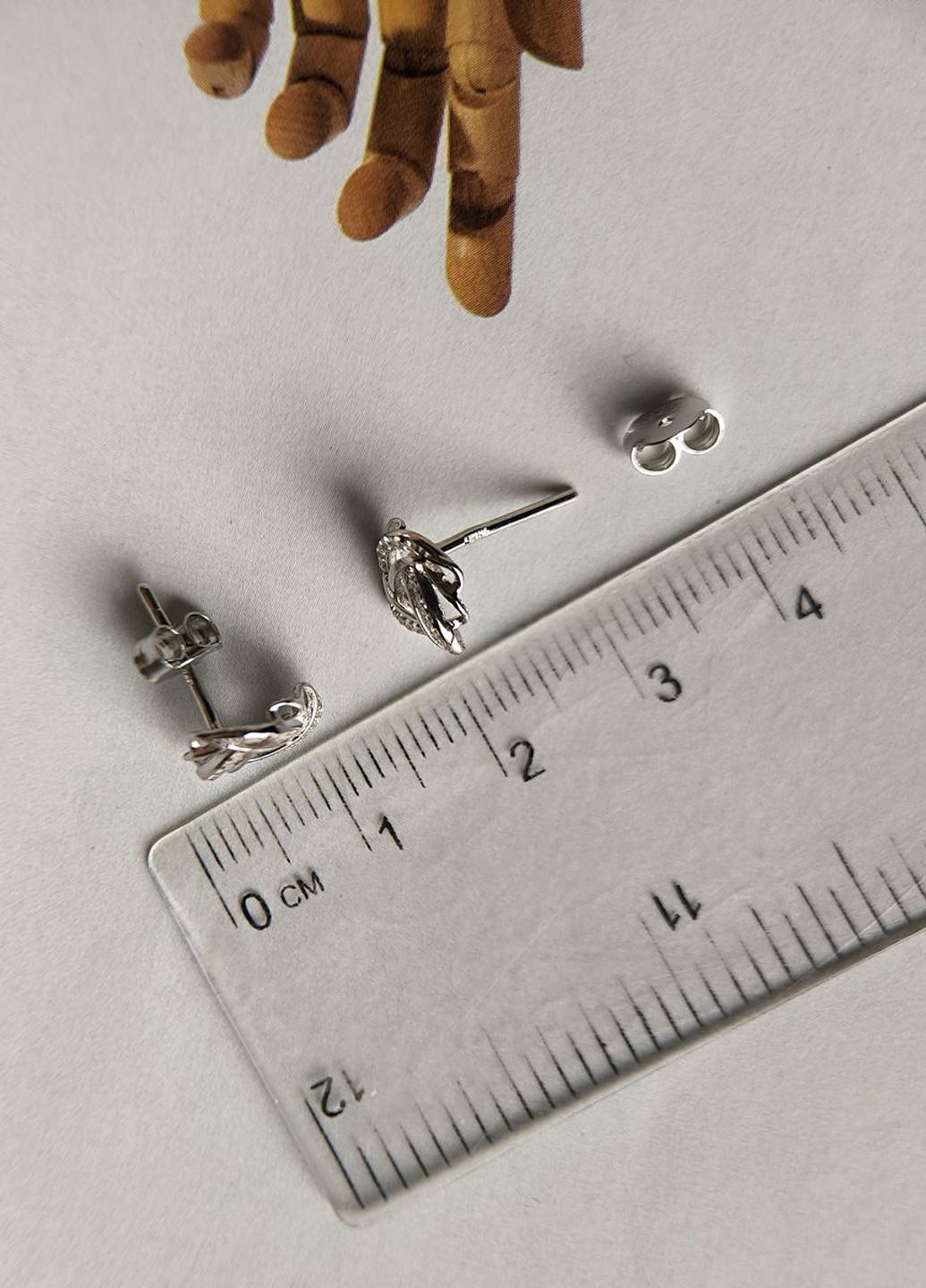 Сережки Silver Flame (350941487)