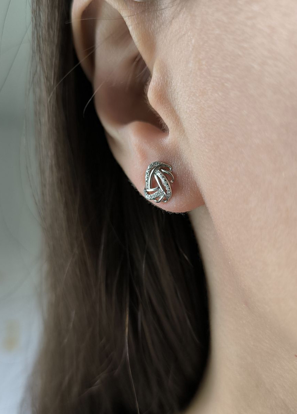 Сережки Silver Flame (350941487)