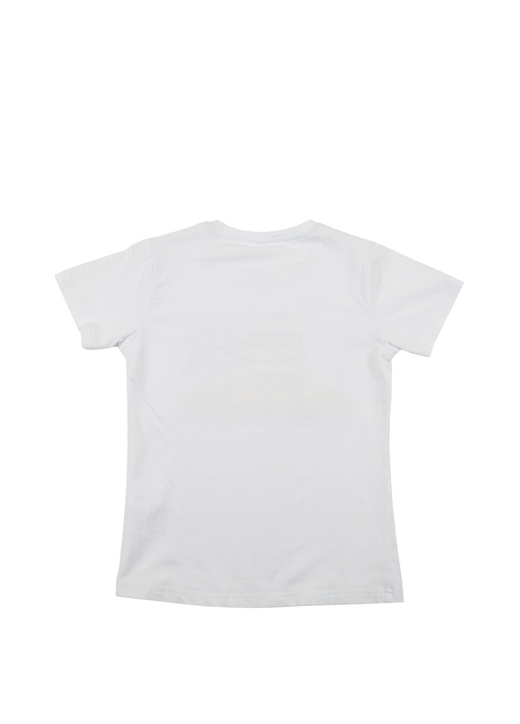 Біла літня футболка з коротким рукавом To Be Too