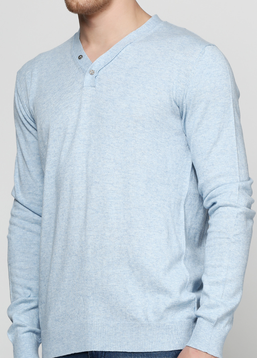Голубой демисезонный пуловер пуловер Richmond X