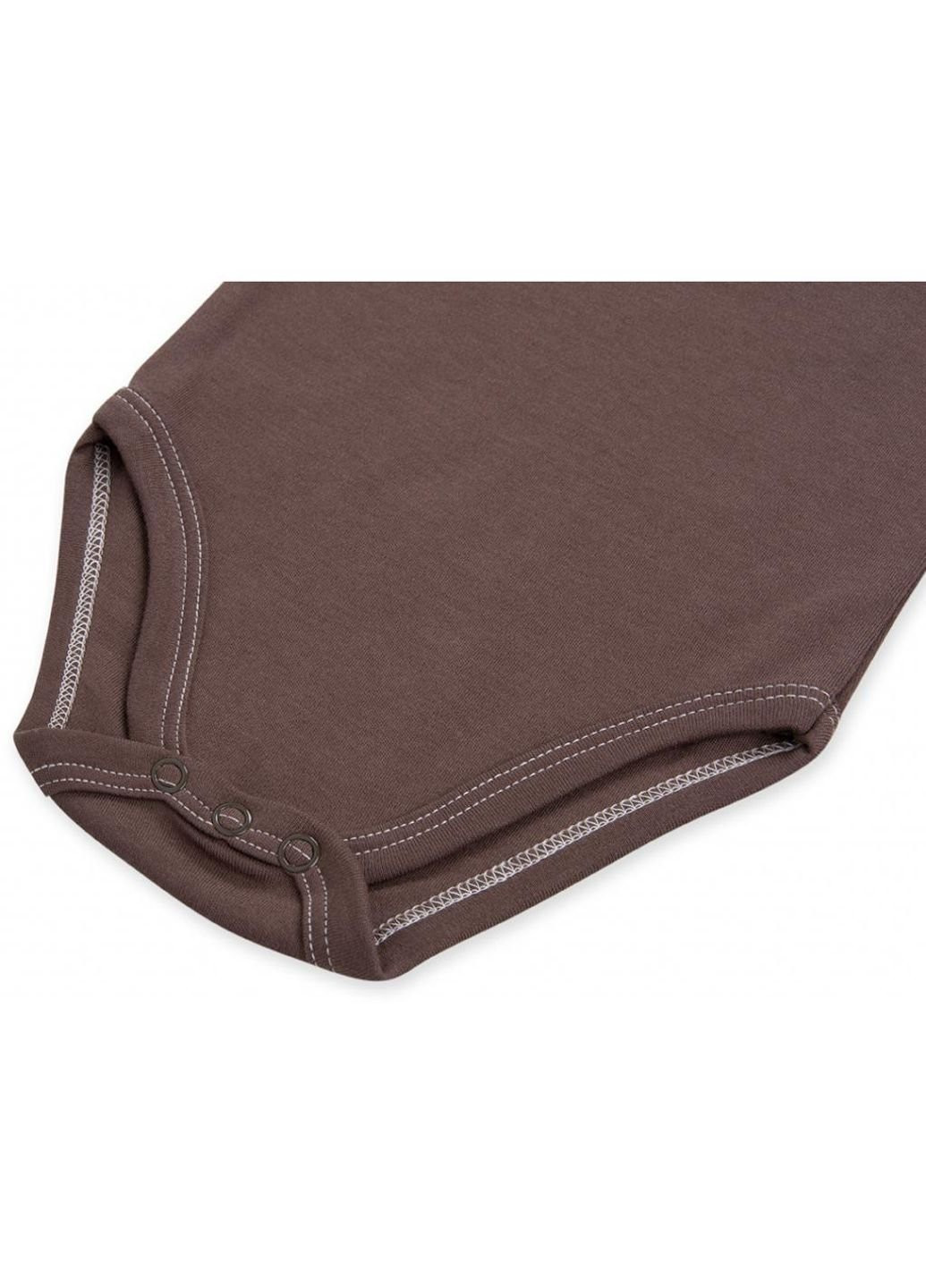 Боди коричневый из бамбука с коровкой (68312.BR.0-3) Luvable Friends (251310238)