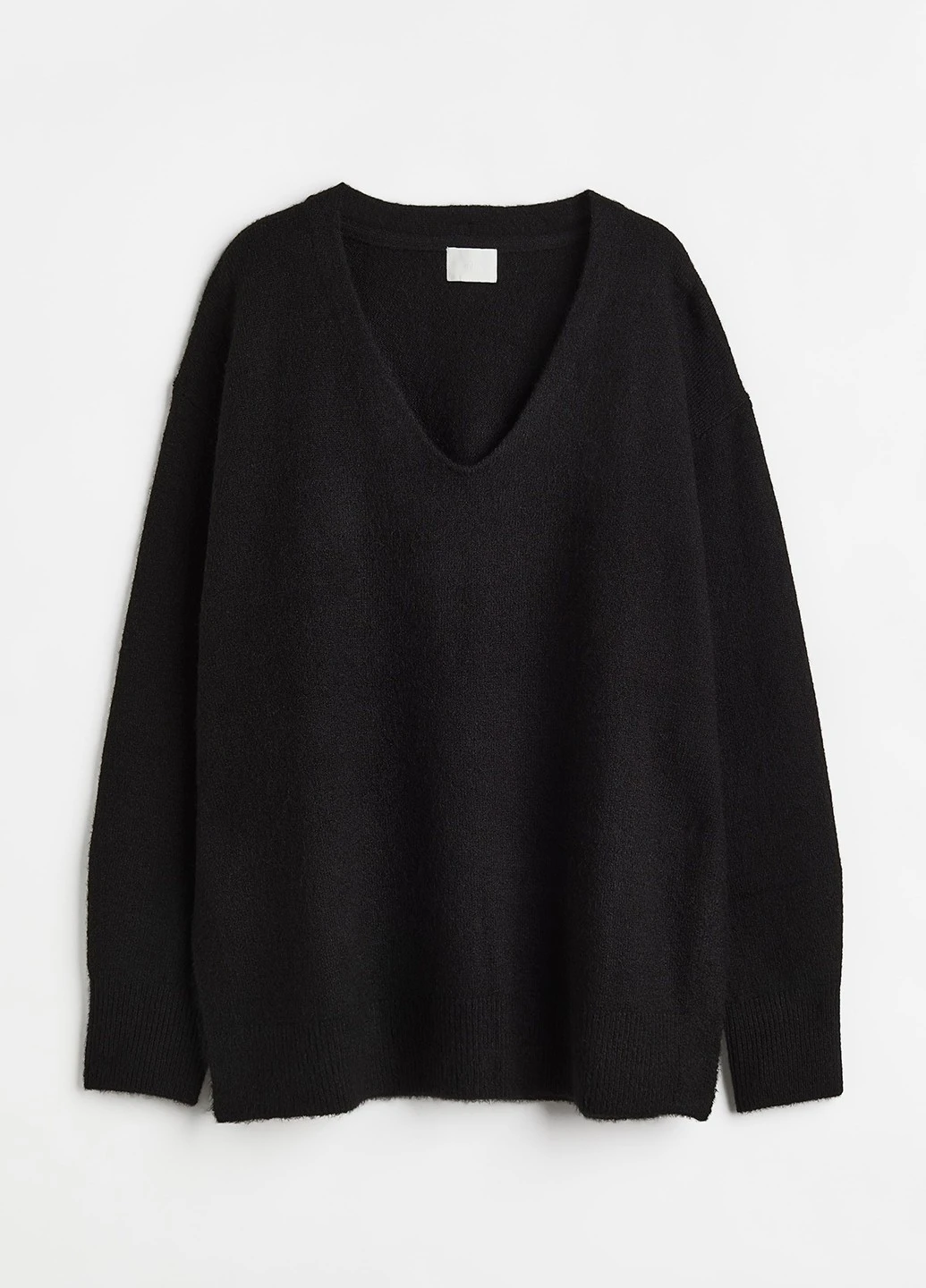 Черный зимний пуловер пуловер H&M