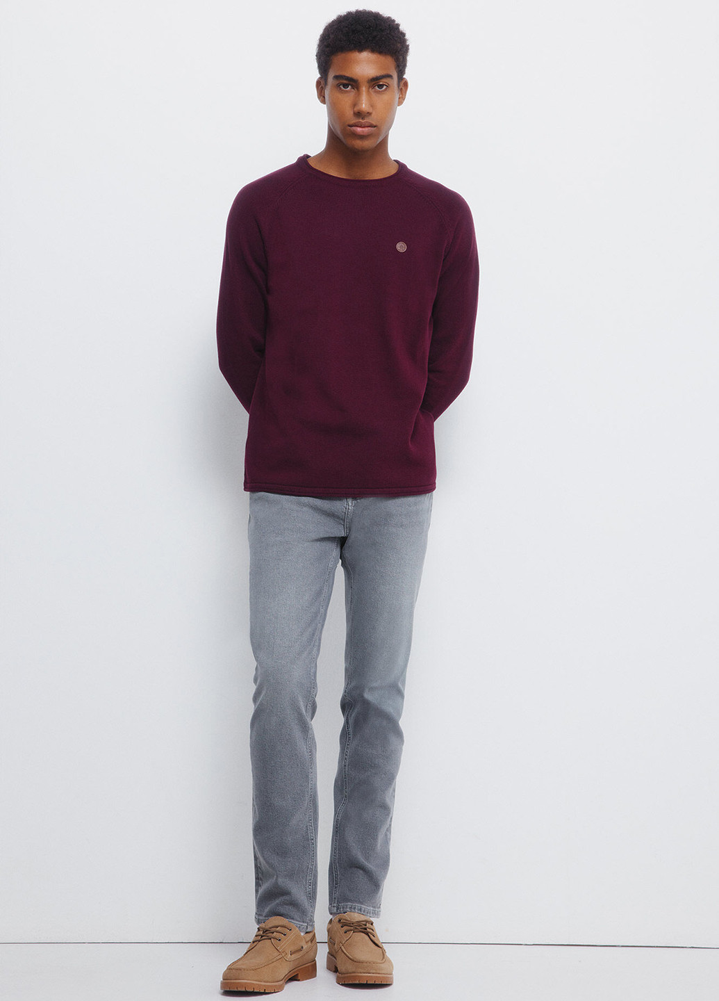 Бордовий демісезонний джемпер джемпер Springfield