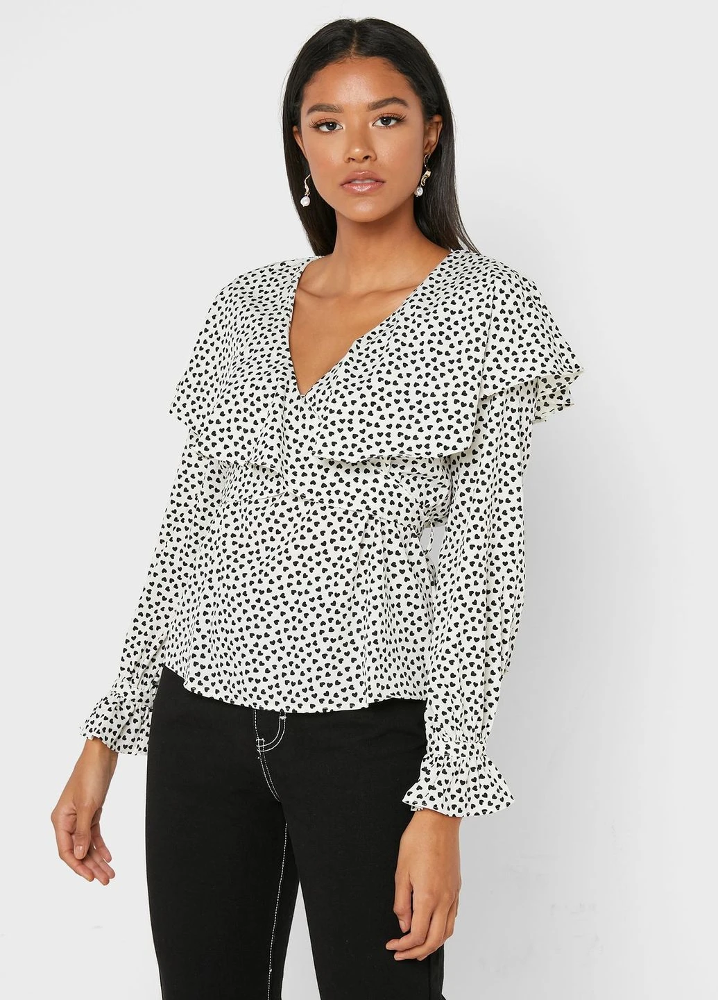 Біла блуза Topshop