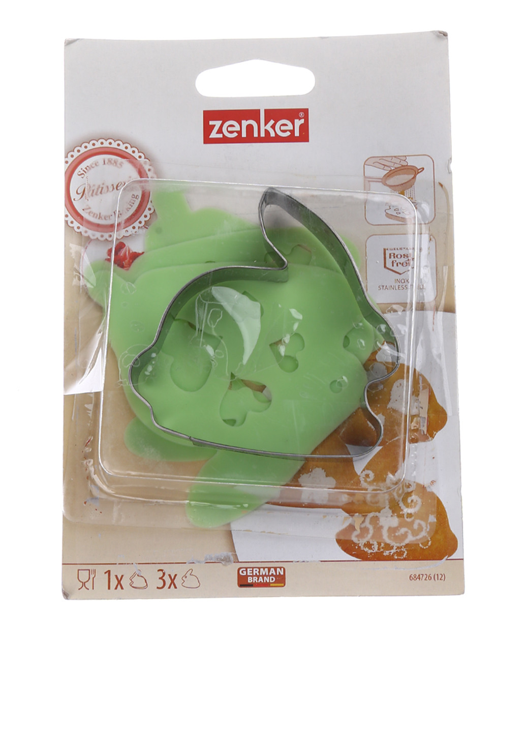 Форма для печенья (+трафареты), 7,5 см Zenker (31727405)