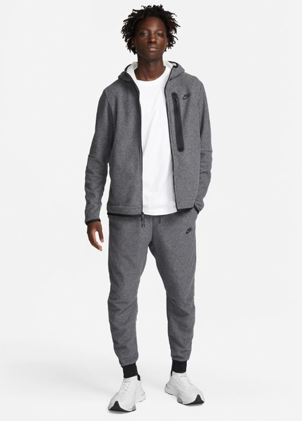 Толстовка DQ4801-010 Nike NSW TCH FLC FZ WINTER HD (320996852)