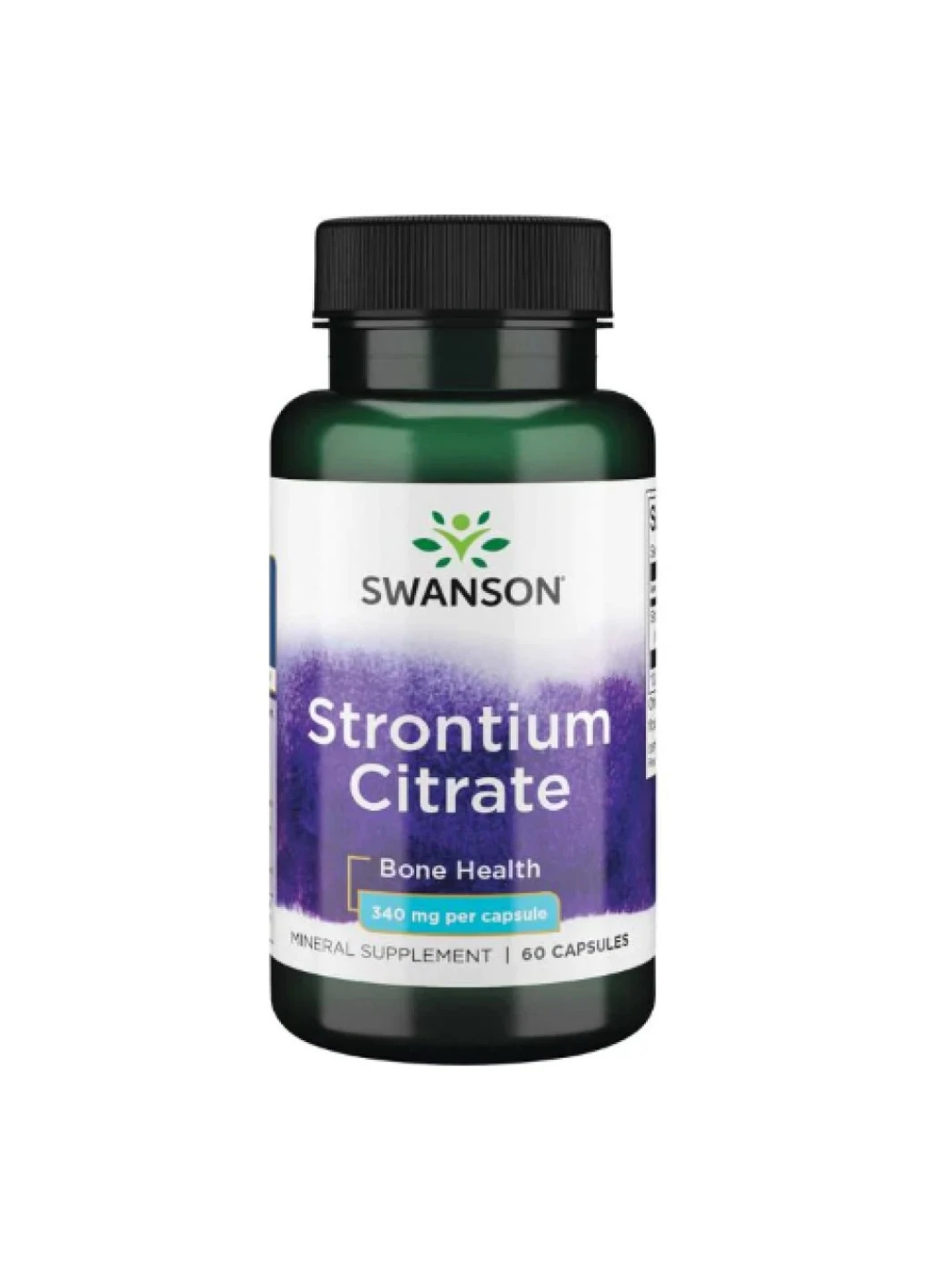 Стронцію Цитрат Strontium Citrate 430 mg 60 капсул Swanson (255409783)