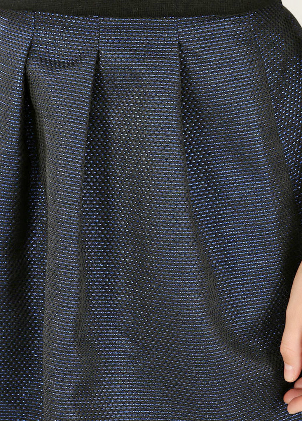 Темно-синяя кэжуал однотонная юбка Pimkie клешированная