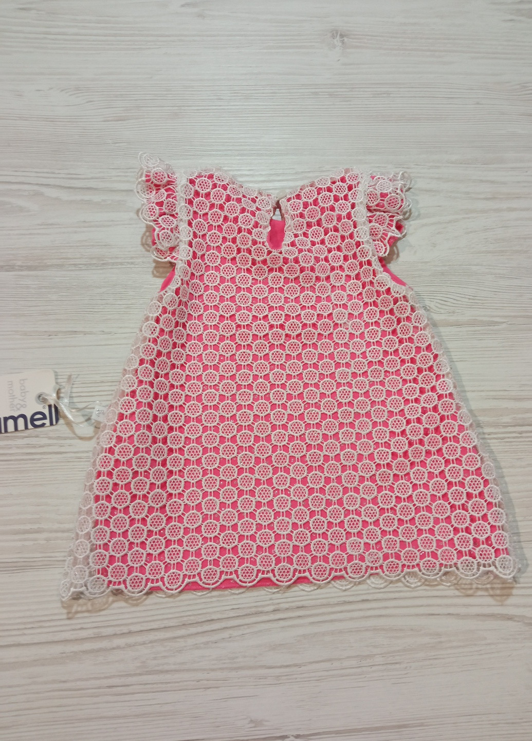 Коралловое платье для девочки Caramell (220889092)