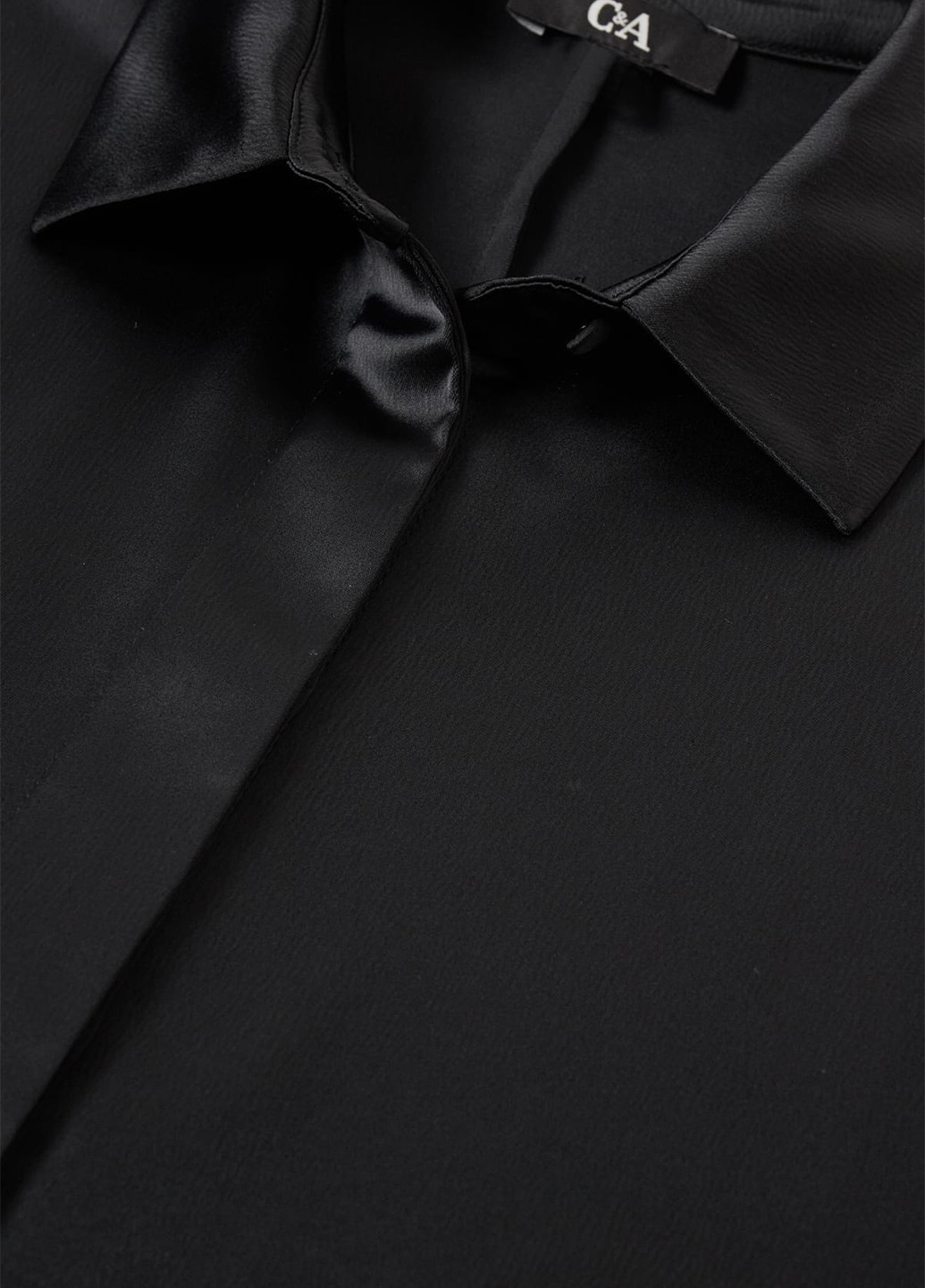 Чорна кежуал сукня сорочка C&A однотонна