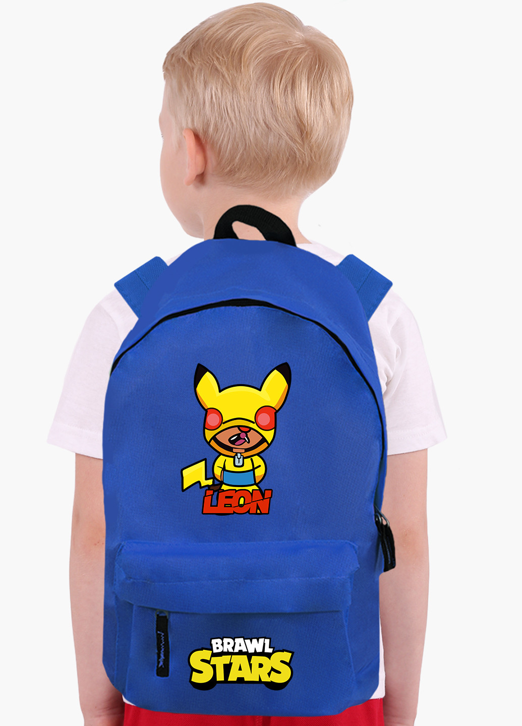 Детский рюкзак Леон Пикачу Бравл Старс (Leon Pikachu Brawl Stars) (9263-2601) MobiPrint (217832348)