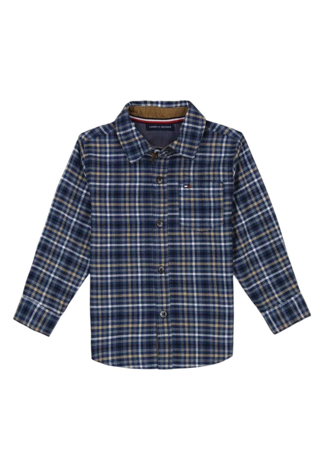 Синий демисезонный комплект (рубашка, штаны) Tommy Hilfiger