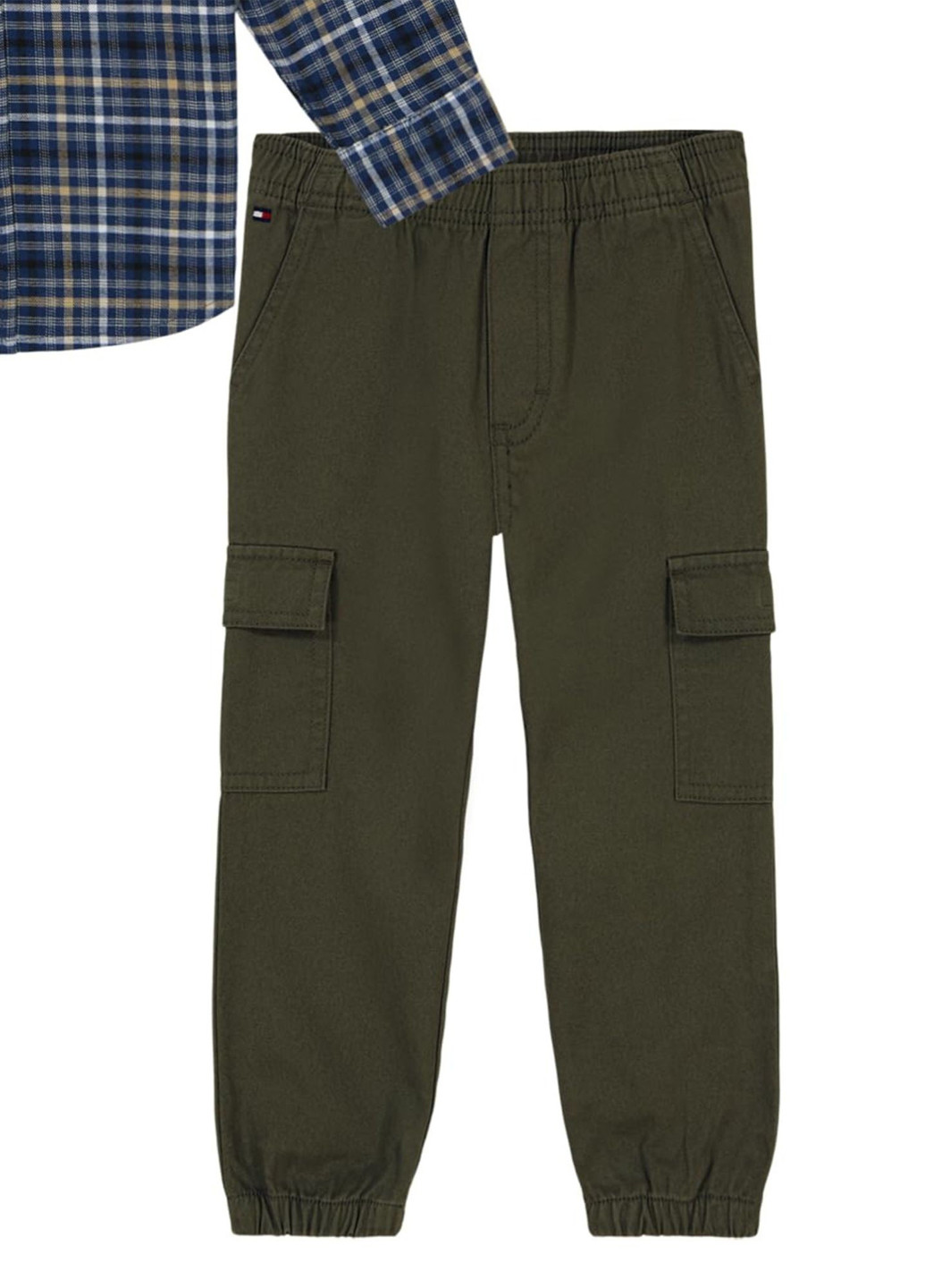 Синий демисезонный комплект (рубашка, штаны) Tommy Hilfiger