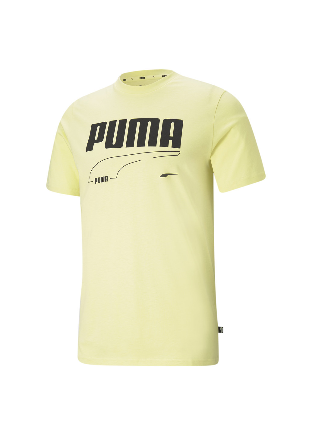 Жовта футболка rebel men's tee Puma