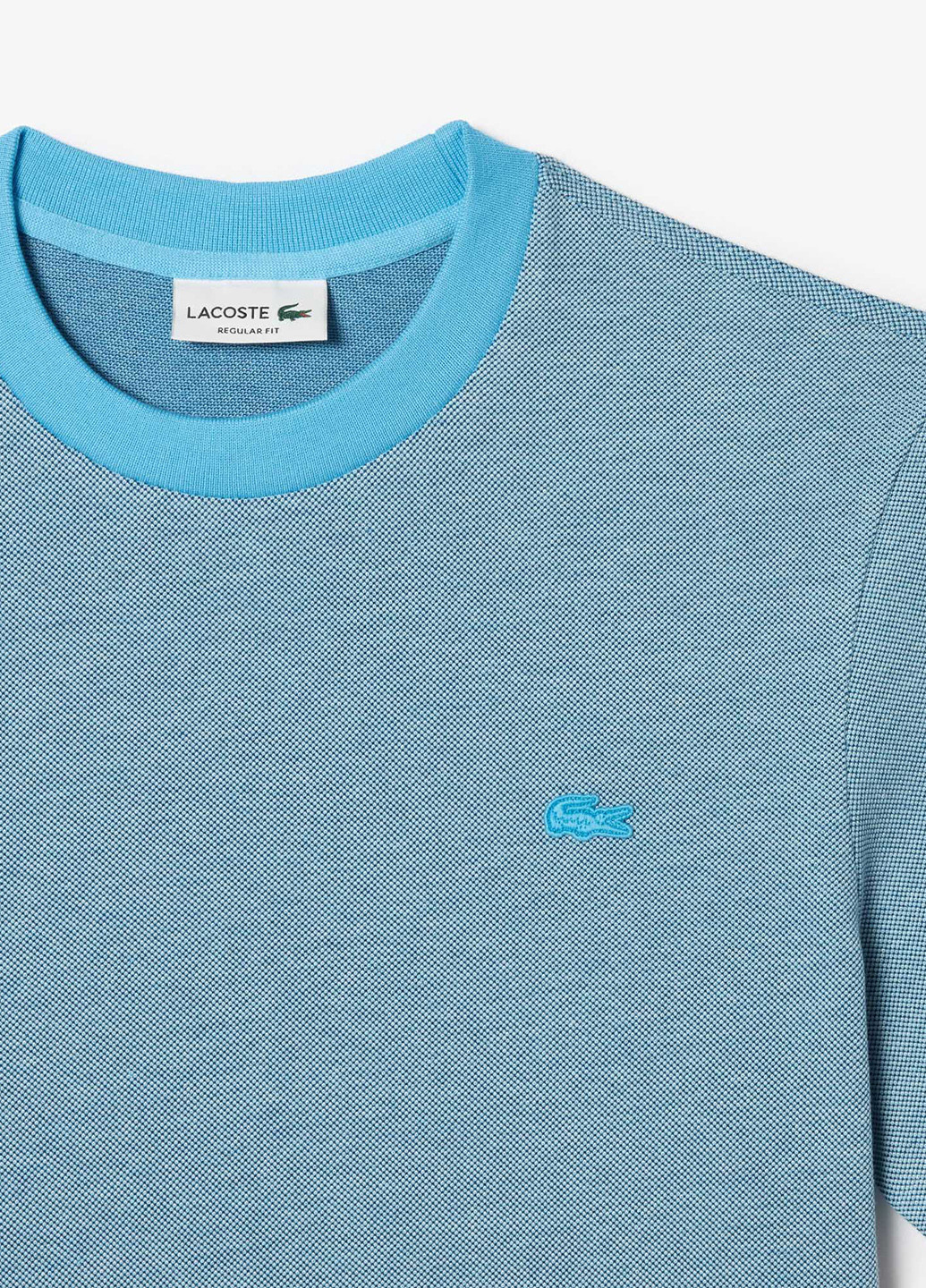 Голубая футболка Lacoste