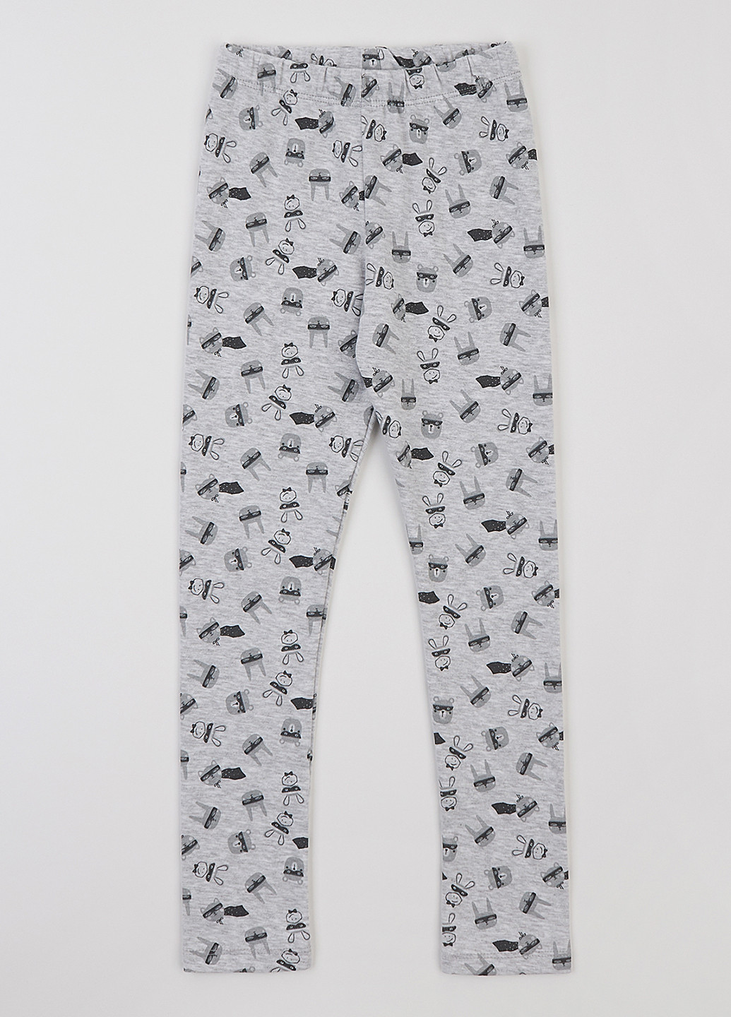 Серые летние леггинсы Flamingo