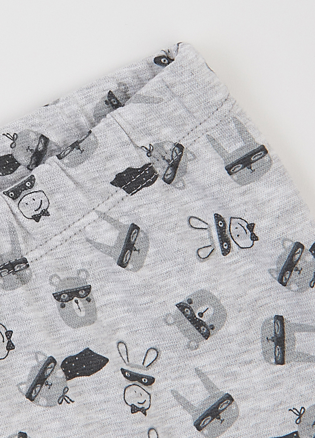 Серые летние леггинсы Flamingo