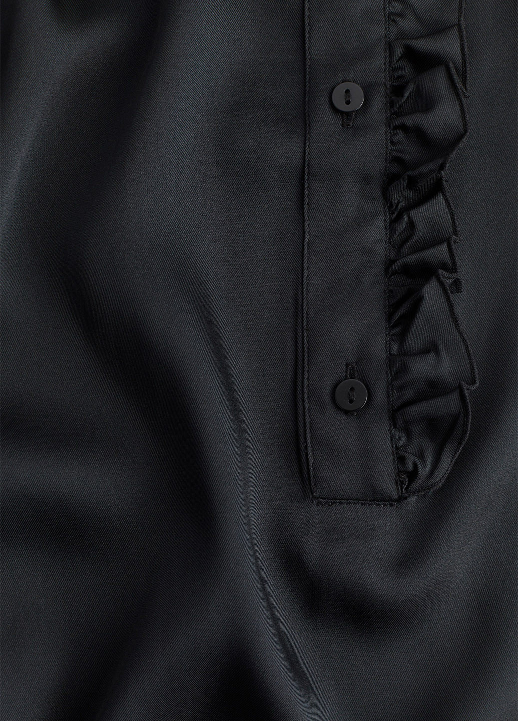 Чёрная блуза H&M