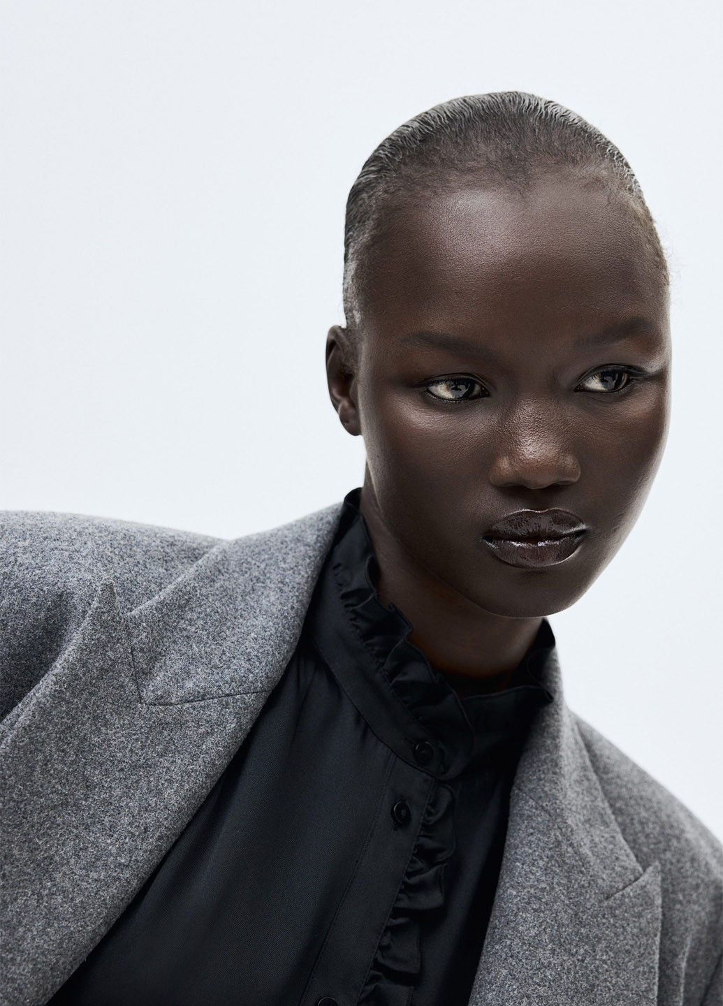 Чёрная блуза H&M