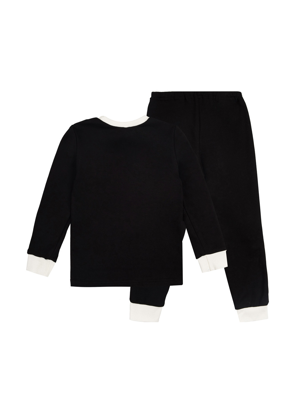 Чорна всесезон піжама (світшот, штани) свитшот + брюки Garnamama