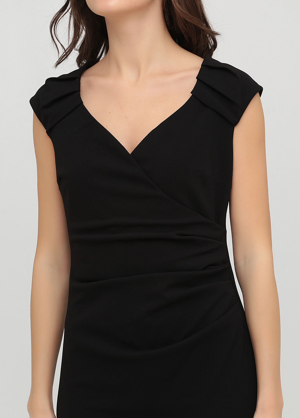 Черное деловое платье однотонное Jessica Wright однотонное