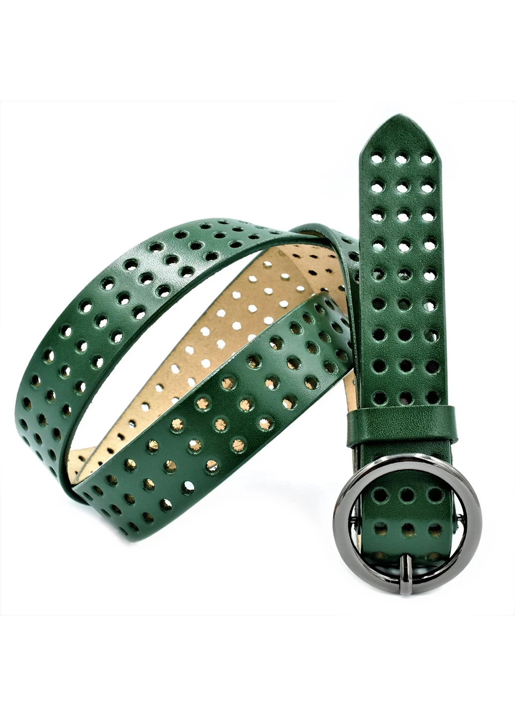 Женский кожаный ремень 105-115х3 см Weatro (210339311)