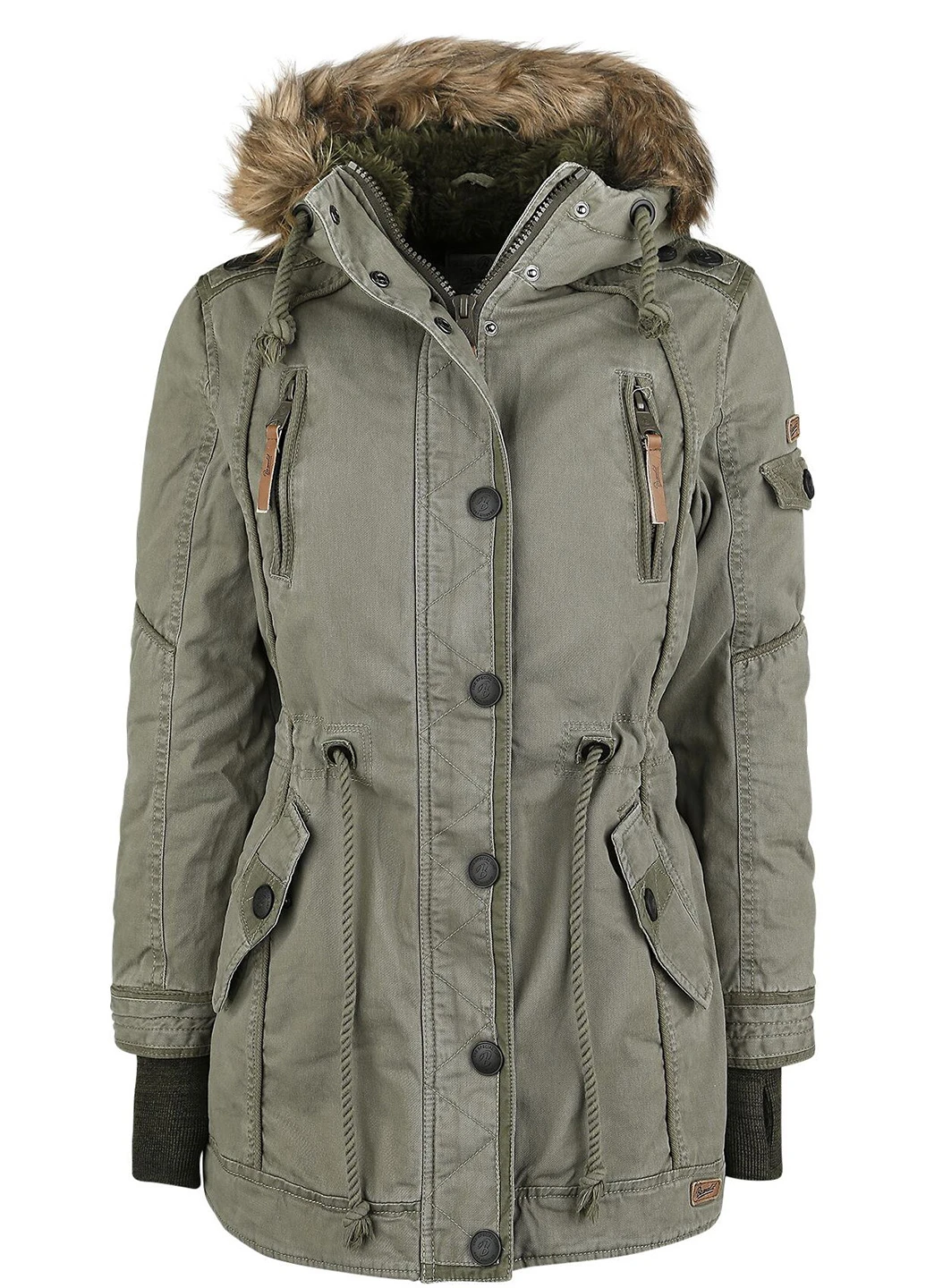 Зелена зимня куртка Brandit Layla Girls Parka