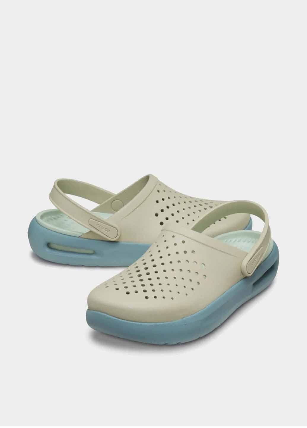 Бежевые сабо Crocs