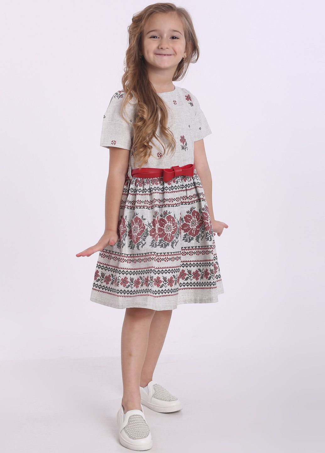 Серое платье Ласточка (208422366)