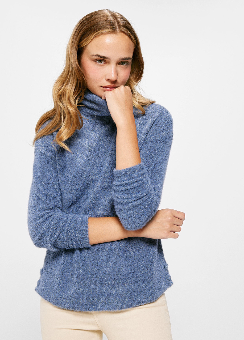Синій демісезонний светр Springfield