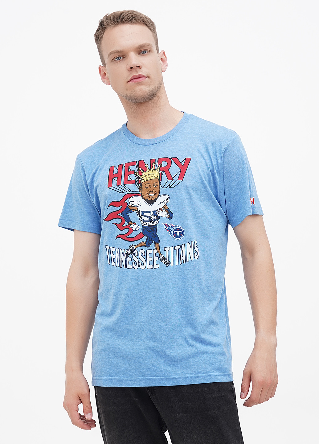 Блакитна футболка Homage