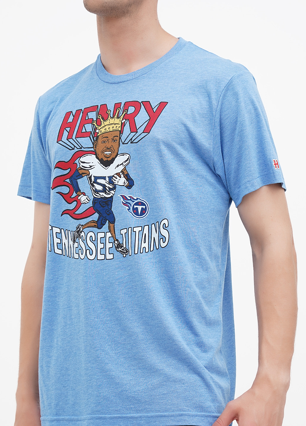 Блакитна футболка Homage