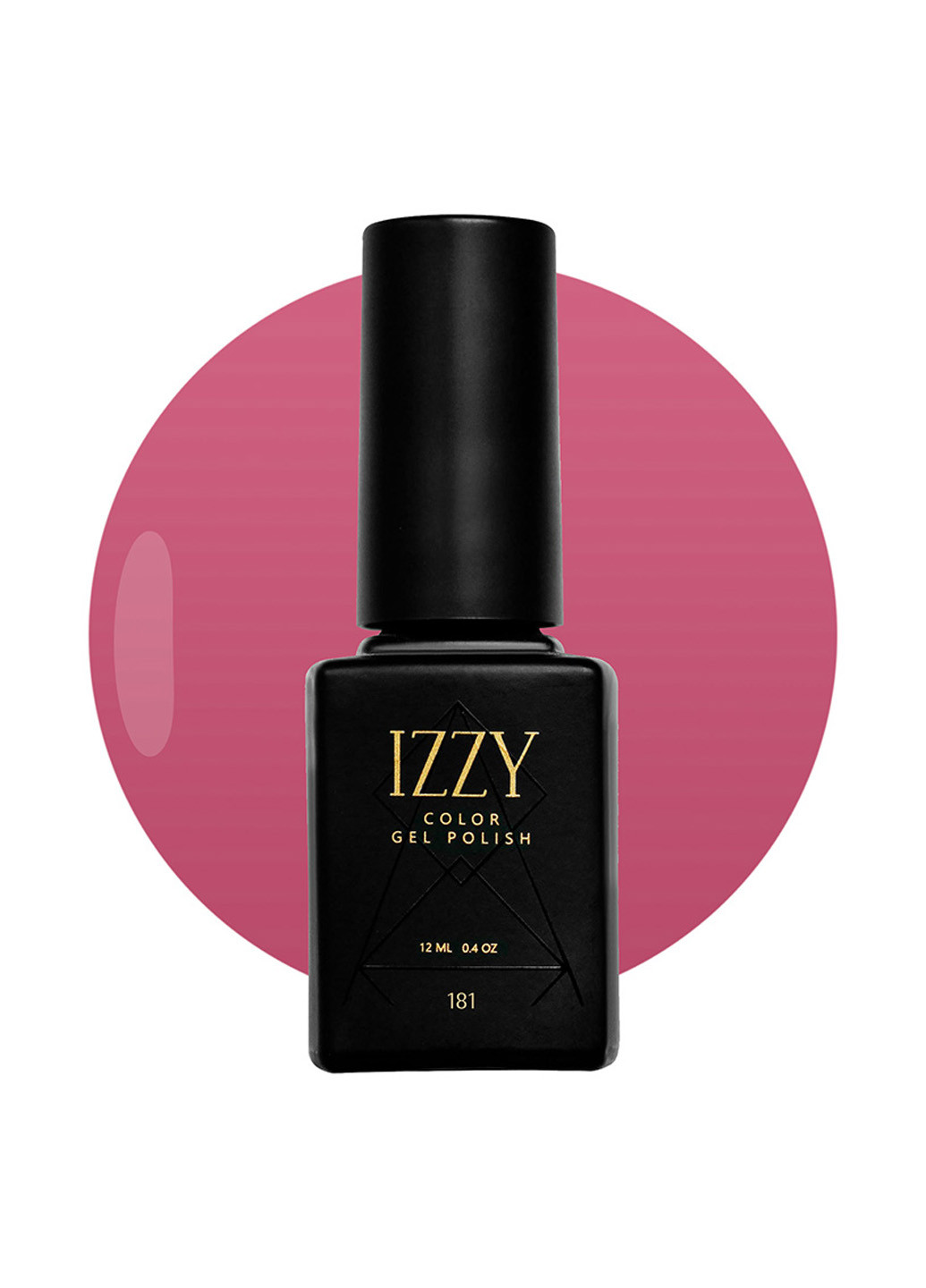 Гель-лак для манікюру рожевий 181, 12 мл Izzy (363030448)