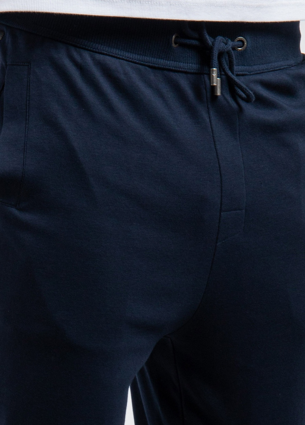 Темно-синие хлопковые спортивные брюки Hugo Boss (238364716)