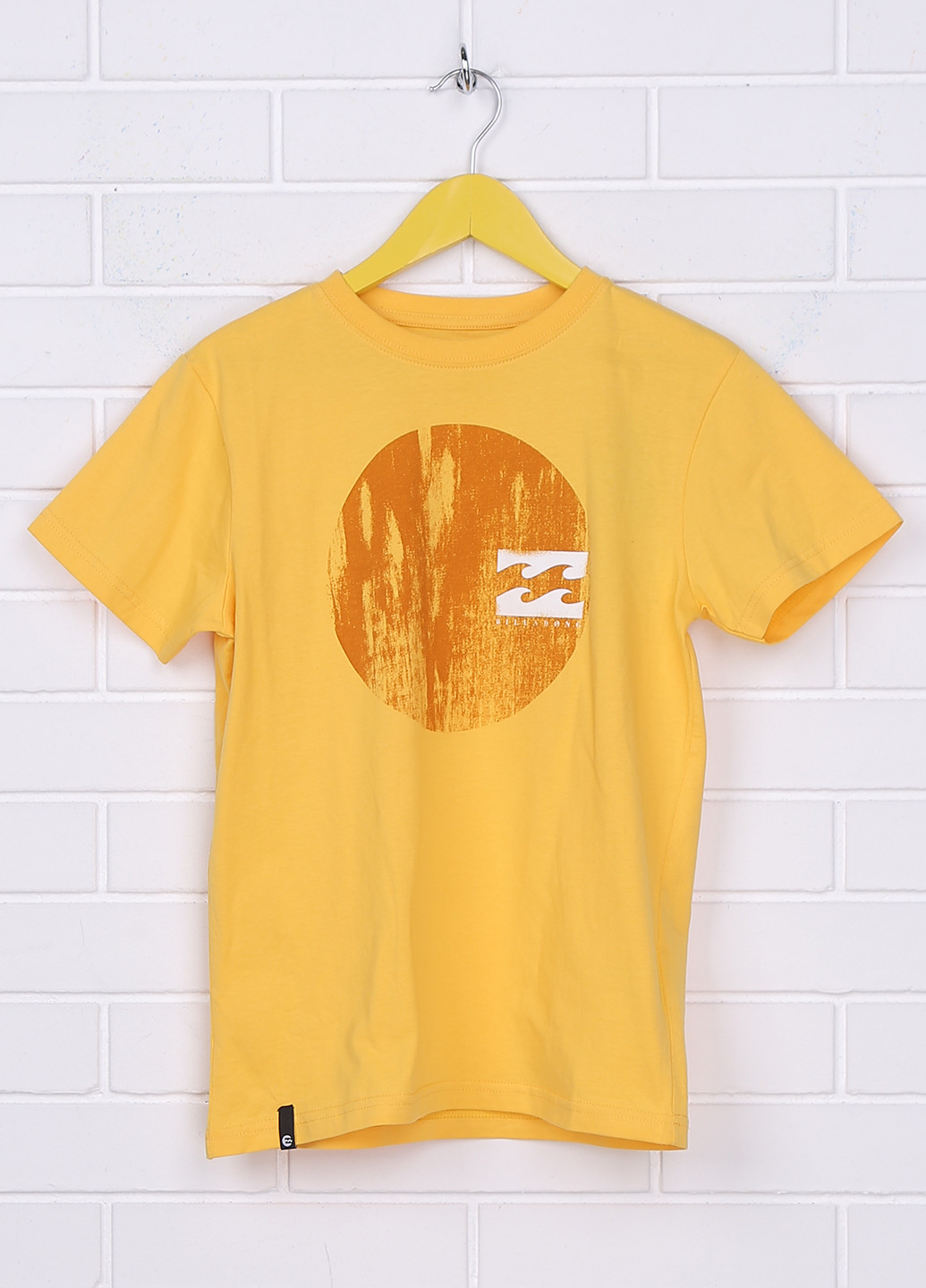 Жовта літня футболка з коротким рукавом Billabong