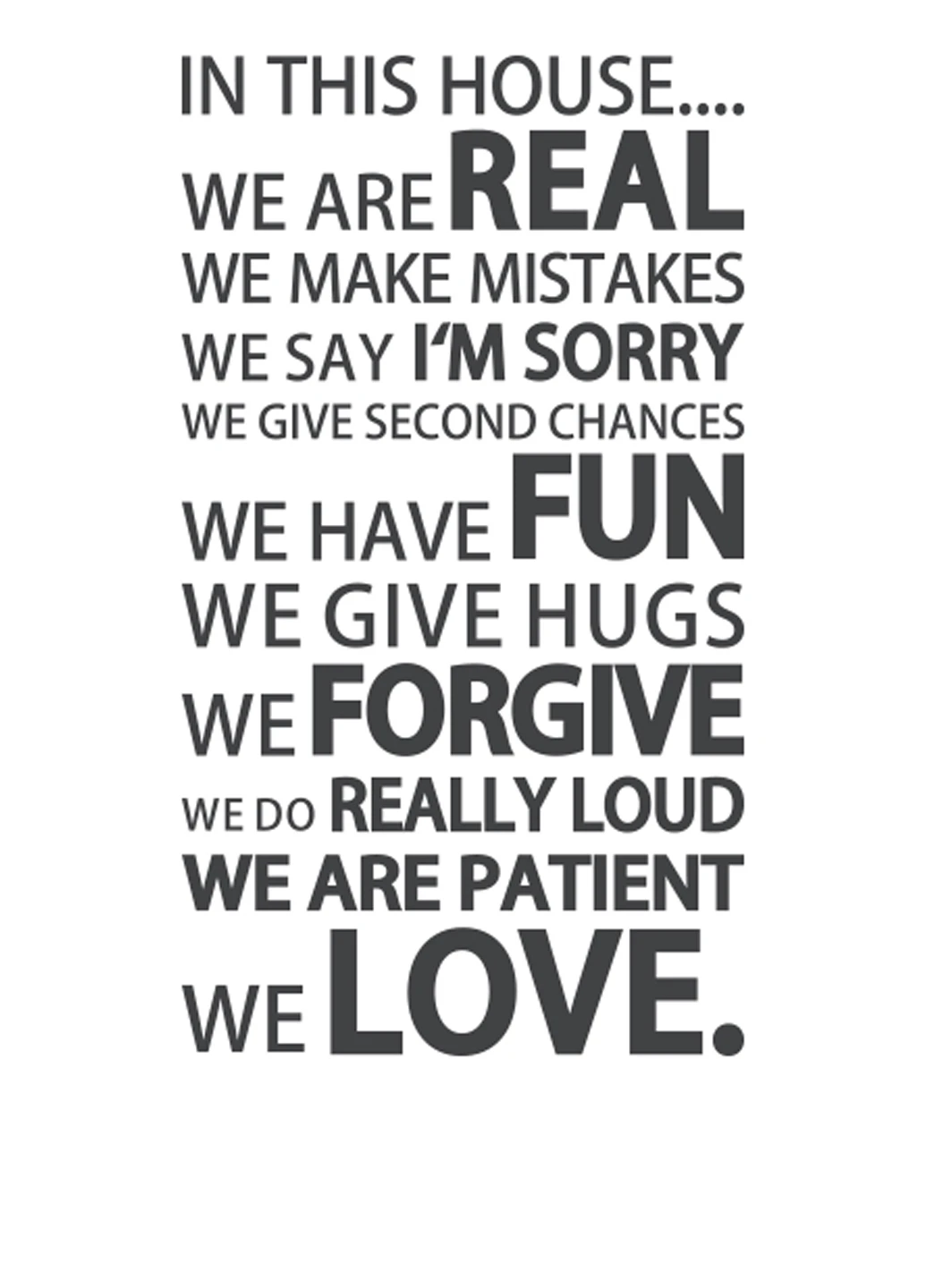 Наклейка "We love" Uzuri (17795848)
