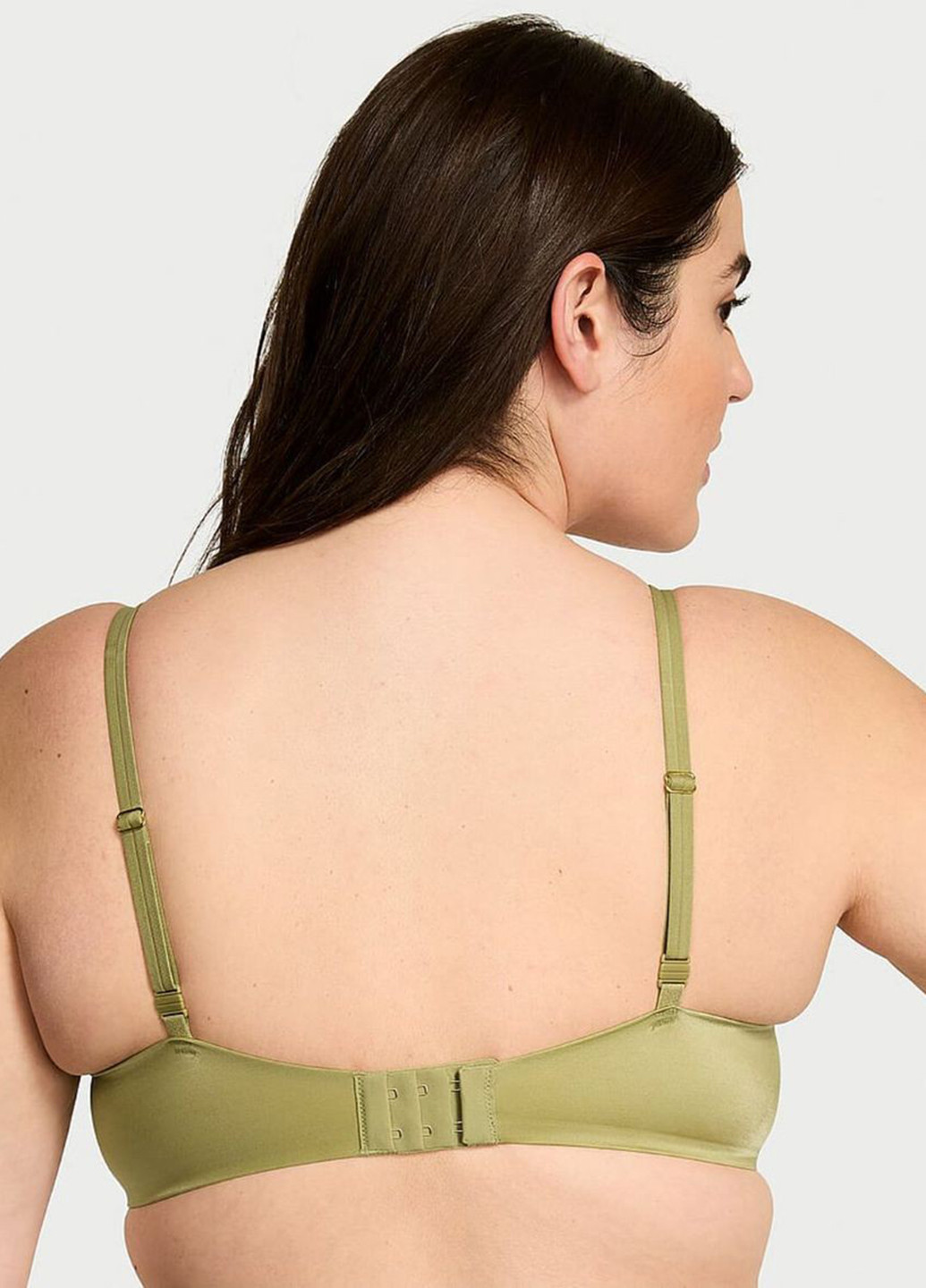 Оливковый демисезонный комплект (бюстгальтер, трусики) Victoria's Secret