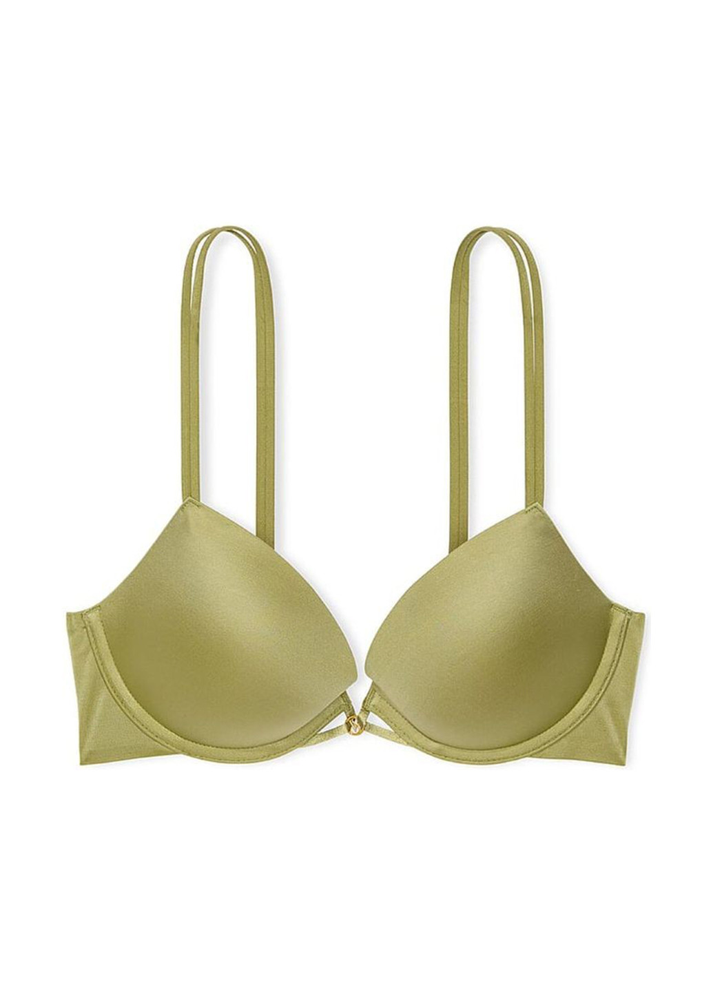 Оливковый демисезонный комплект (бюстгальтер, трусики) Victoria's Secret