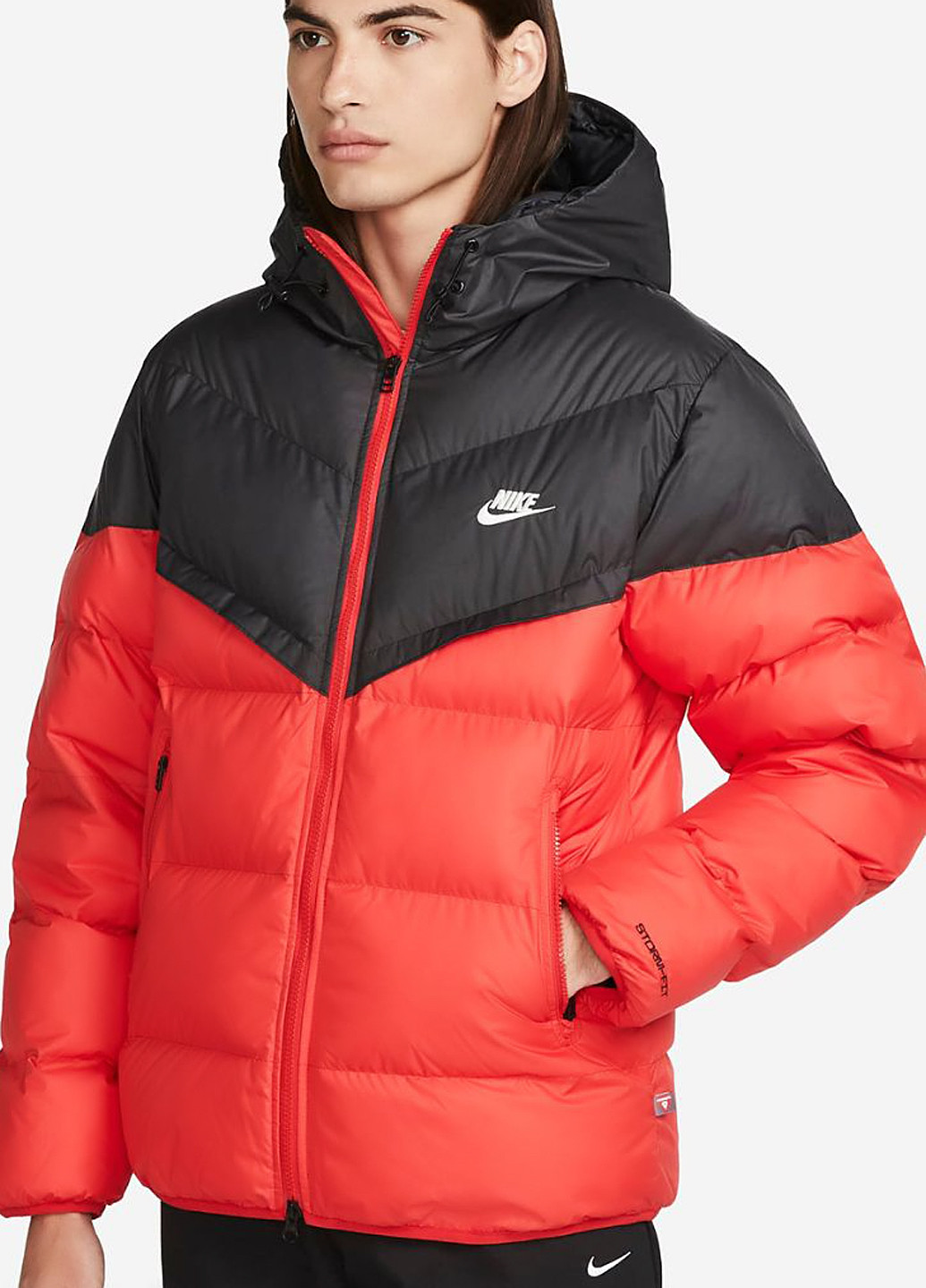 Комбинированная зимняя куртка fb8185-011_2024 Nike M NK SF WR PL-FLD HD JKT