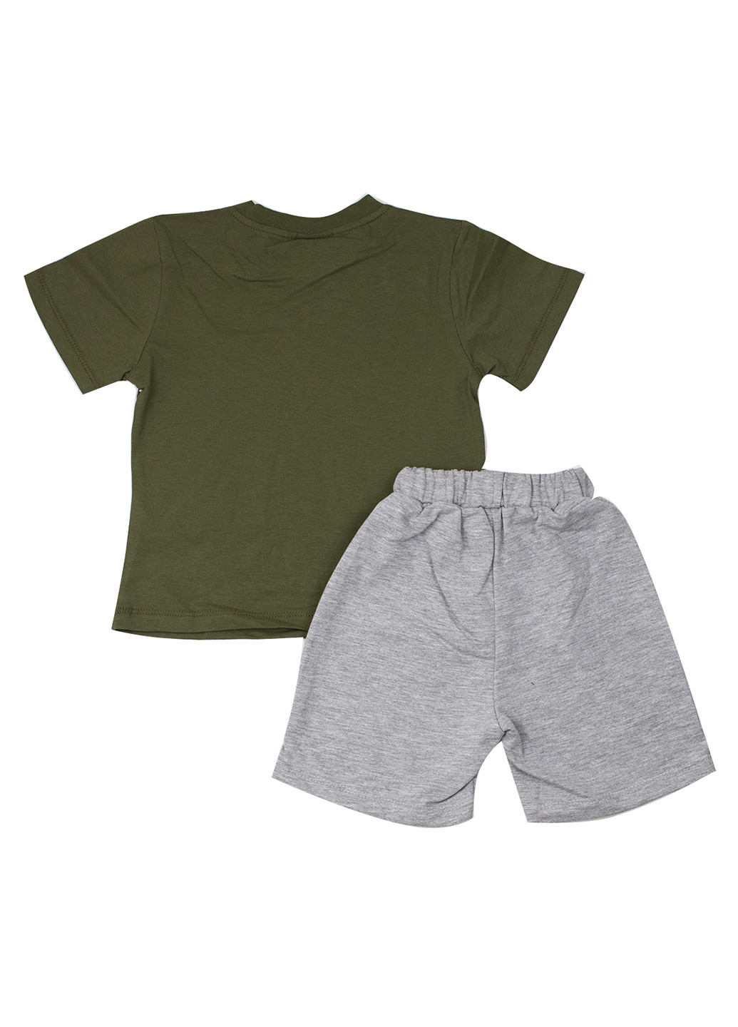 Серо-зеленый летний комплект (футболка, шорты) GMC