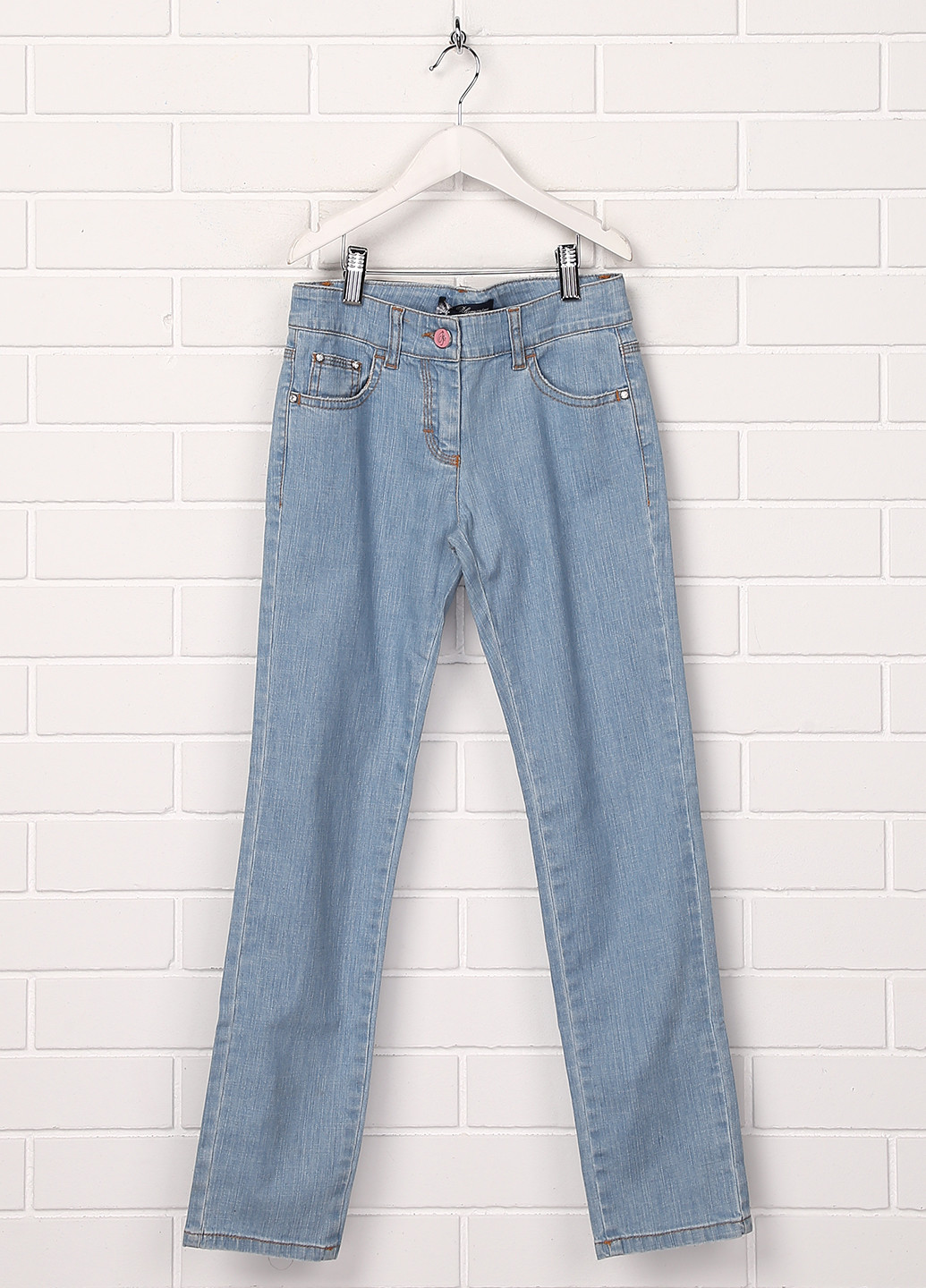 Джинсовые демисезонные прямые джинсы Blumarine