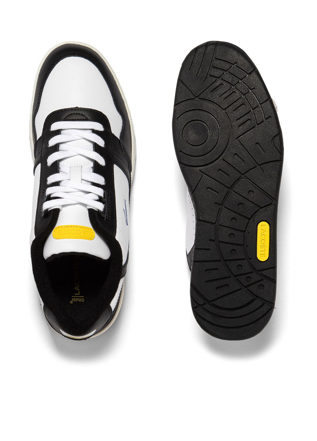 Чорно-білі Осінні кросівки Lacoste