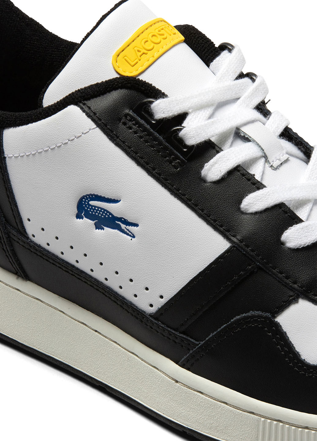 Чорно-білі Осінні кросівки Lacoste