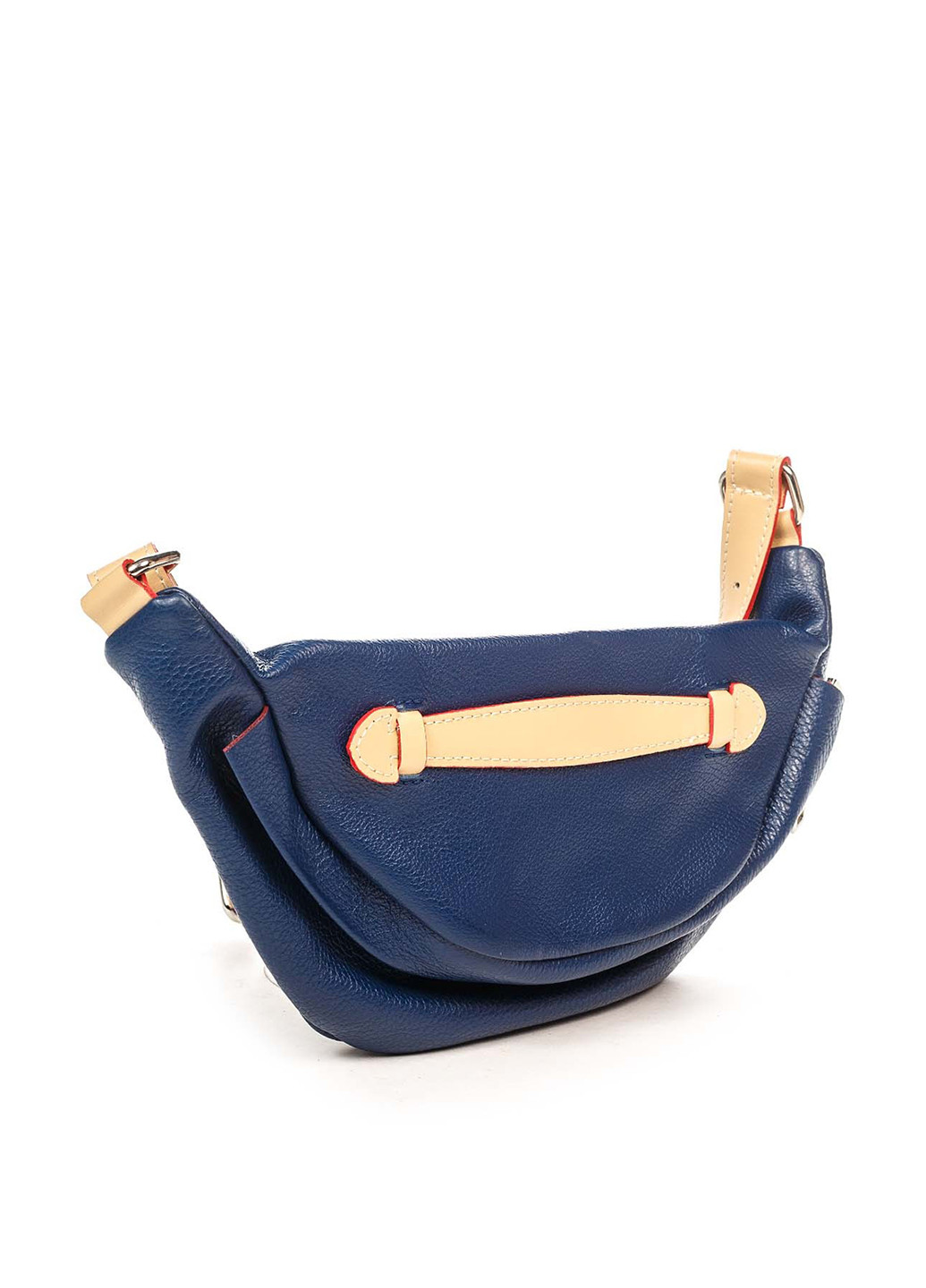 Сумка Italian Bags поясная сумка однотонная синяя кэжуал