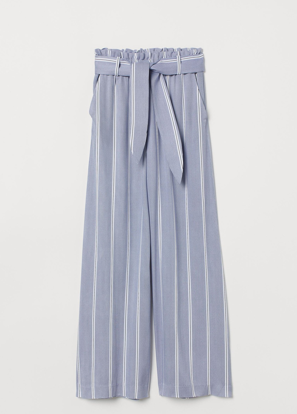 Голубые летние брюки H&M