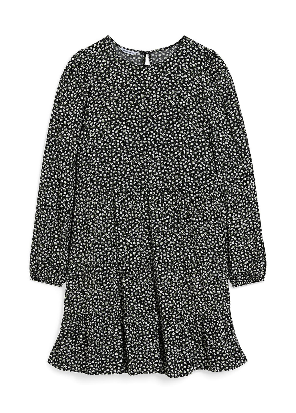 Чорна кежуал сукня C&A з квітковим принтом